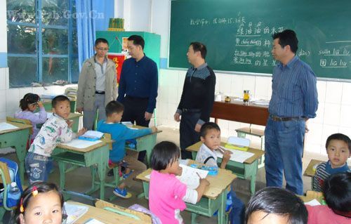 西区区委领导调研教育工作